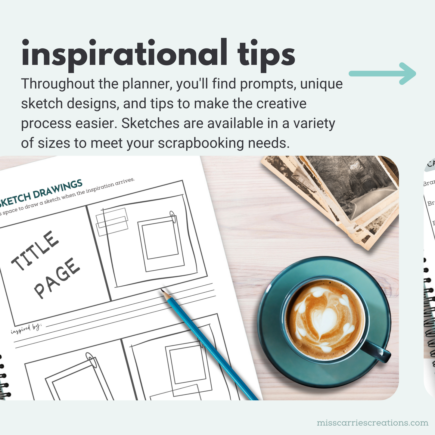 Scrapbooking Planner (Coil Bound)