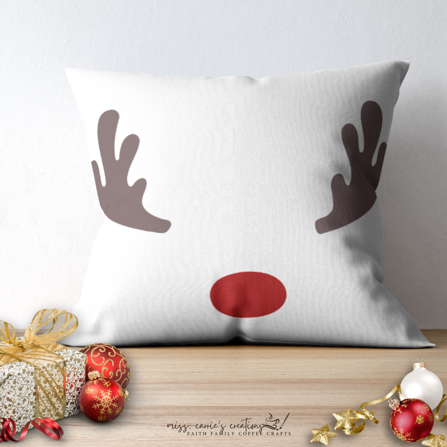 Red Nose Deer Cut File