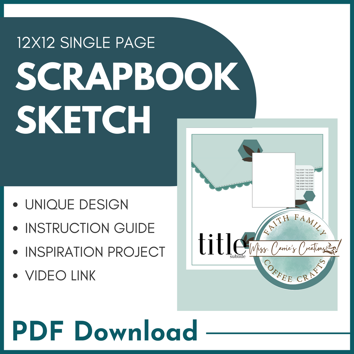 Scrapbook Sketch June 2023