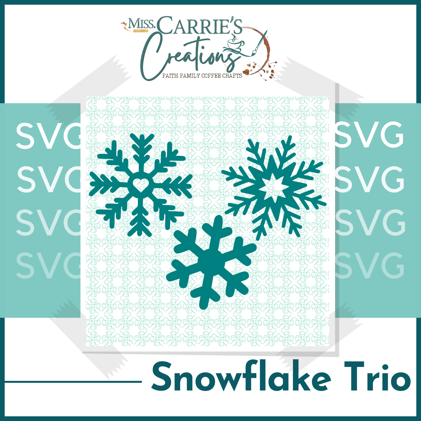 Snowflake Trio
