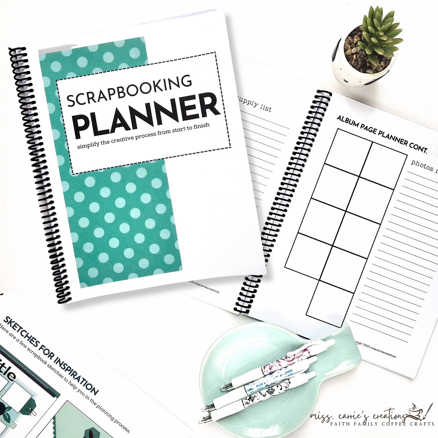 Scrapbooking Planner (Coil Bound)