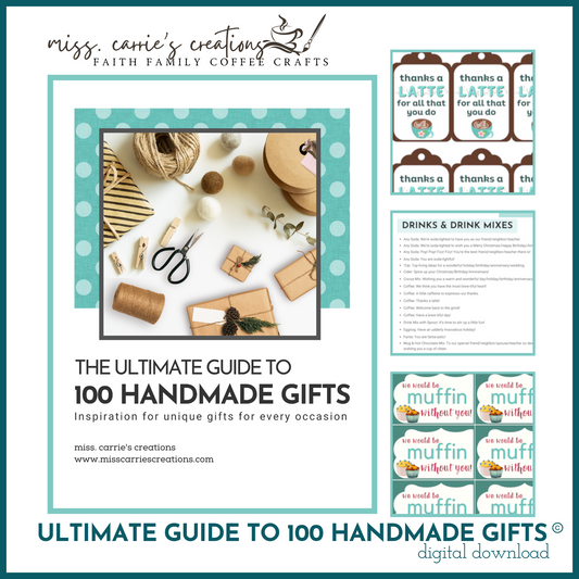 Ultimate Guide to 100 Handmade Gifts