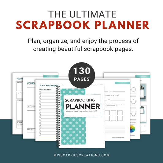 Scrapbooking Planner (Coil Bound)