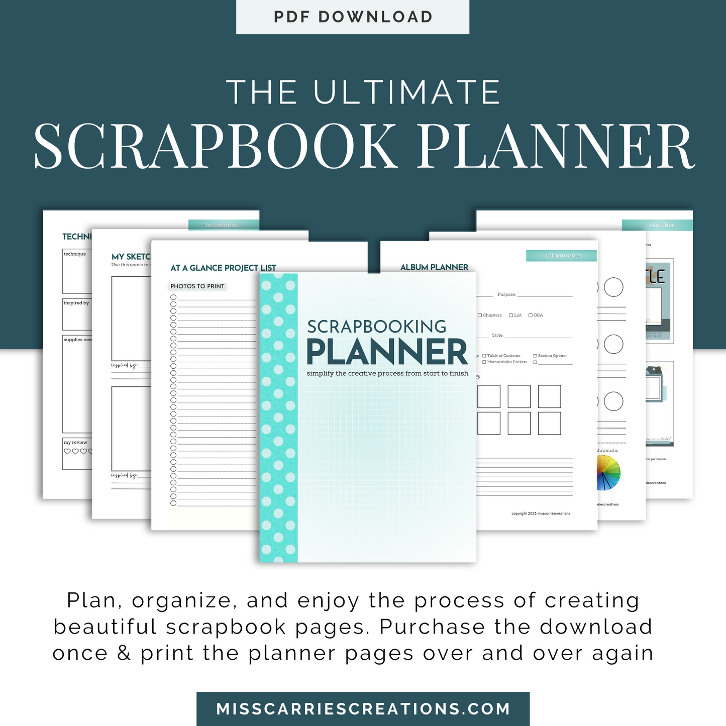 Scrapbooking Planner (Digital)