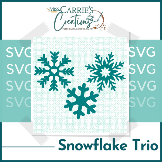 Snowflake Trio