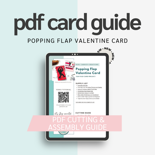 Popping Flap Valentine Card Guide